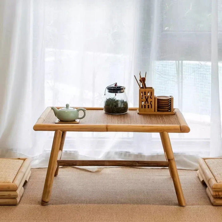 Tavolo da Tè Tatami in Bambù Zanrawa