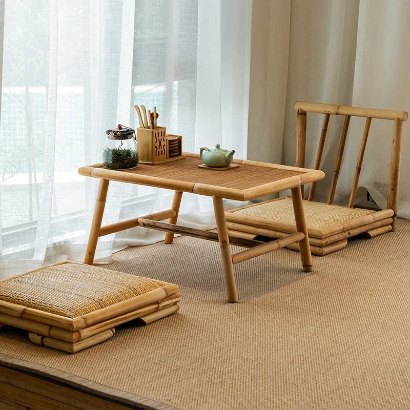 Tavolo da Tè Tatami in Bambù Zanrawa