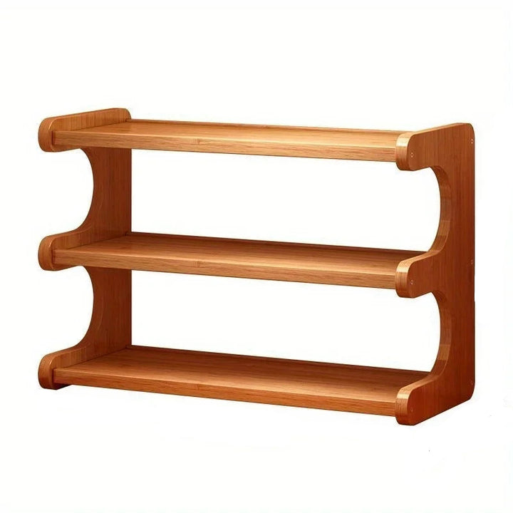 Zanrawa Bamboo Multi-Tier Desk Storage Rack1